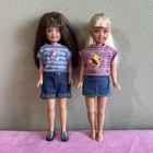 Barbie Flashlight Fun Stacie And Whitney Doll Lot Vintage Mattel 1997