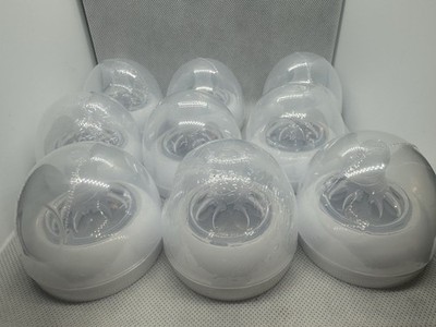 9-Pack Baby Bottle  Nipples, Rings and Caps for Philips Avent Natural Bottles