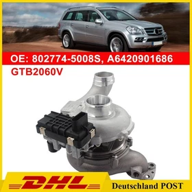 190 kW Motor Turbolader 802774 A6420901686 258 PS für Mercedes Benz OM642LS