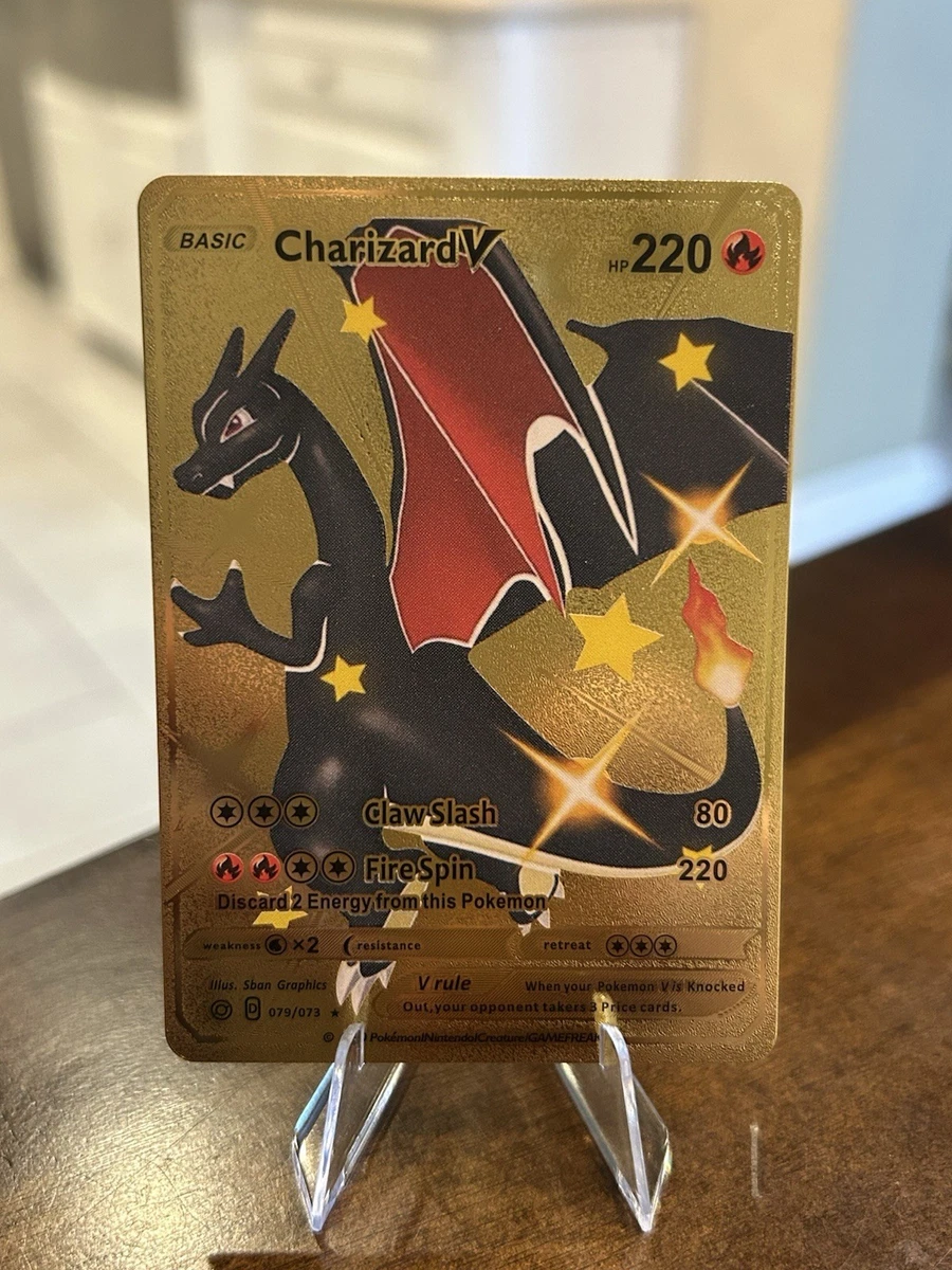 Charizard Pokémon TCG Nintendo Metal Individual Collectible Card