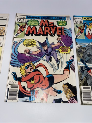 Ms. Marvel 1977-1978 Comic Book Lot (9) #4, 5, 7, 8, 9, 11, 12, 14, 21 - Picture 12 of 21