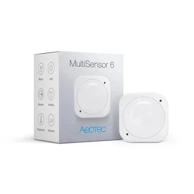 NEW Aeotec Z-Wave Plus Multi-Sensor 6, Gen5 (ZW100-A) 6 in 1 sensor