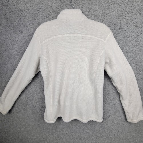 PatagoniaSnap T Pullover Youth Girls Fleece Sweater Size XXL White Blue - Picture 3 of 6