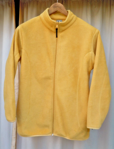 Winter Active Outdoor Original Fleece Men’s Yellow Jacket Size Small - Picture 3 of 7