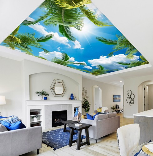 3D Summer Leaves I5899 Ceiling WallPaper Murals Wall Print Decal Deco Erin 2023 - Picture 2 of 5