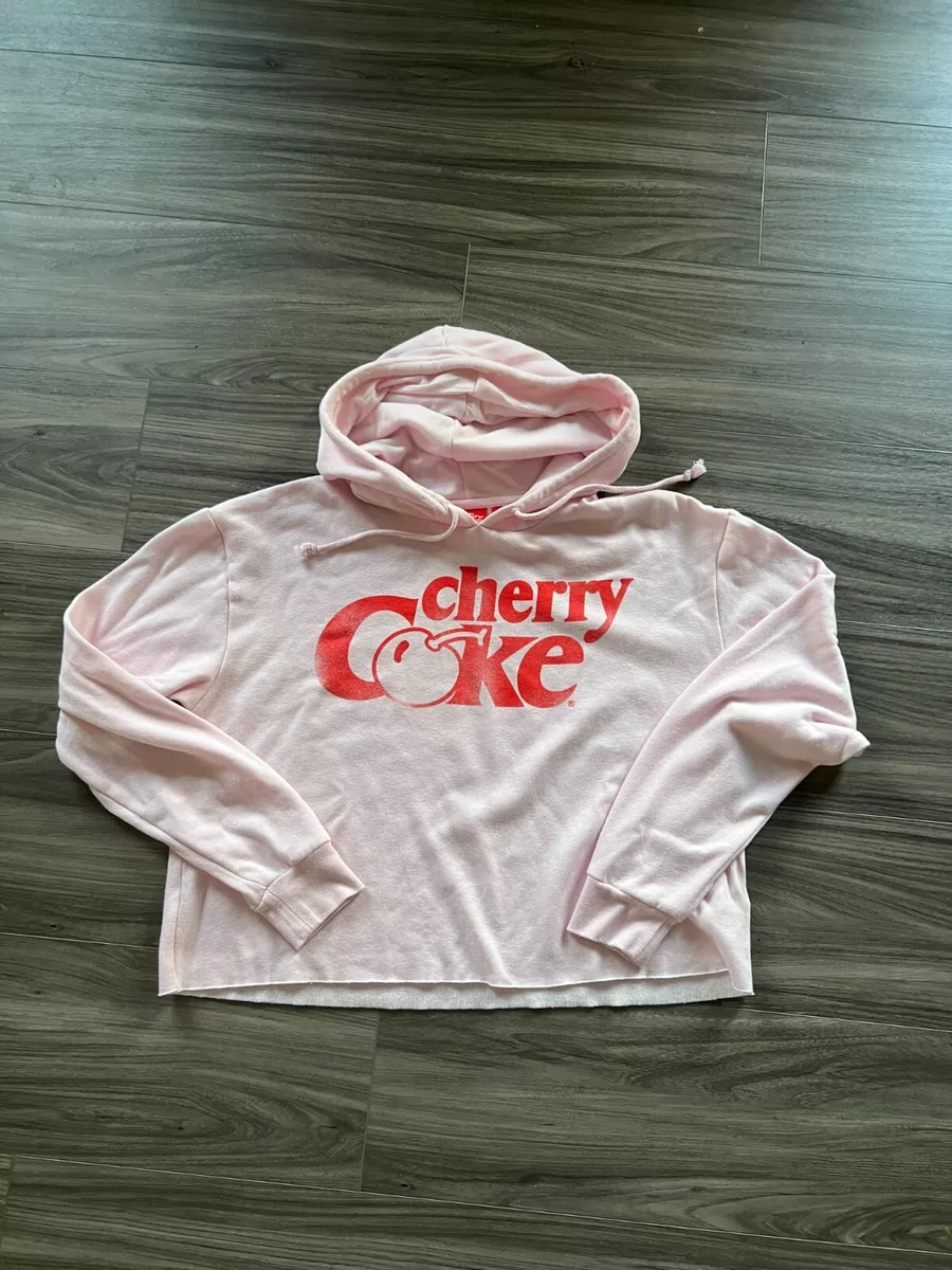 Pink coca deals cola hoodie