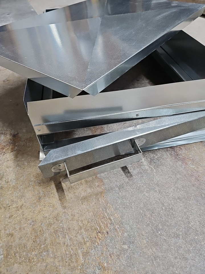 HVAC RETURN AIR FILTER RACK PLENUM W/ 16X25X1 FILTER (SHEET METAL BACK