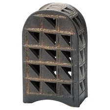 Electric Light Shigaraki yaki pottery Art deco style Kinsai Gold Japan H22cm