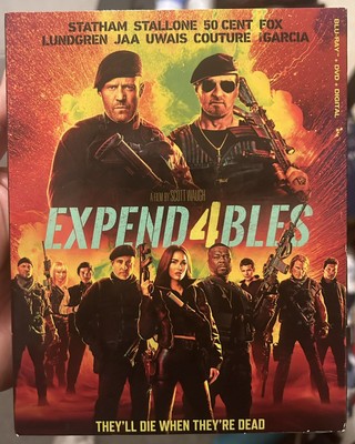 Brand New Expend4bles (Expendables 4) Blu-ray+DVD+Digital Copy W/Slipcover