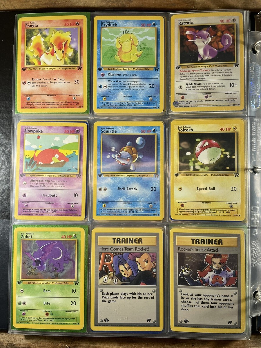 POKÉMON COMPLETE 1ST EDITION TEAM ROCKET SET (83/82) | eBay