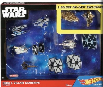 Hot Wheels Star Wars ダイキャスト11機入 target限定 Hot Wheels Star Wars ダイキャスト11機入 target限定