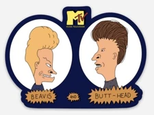 Beavis And Butthead MTV Music Television custom die cut MAGNET