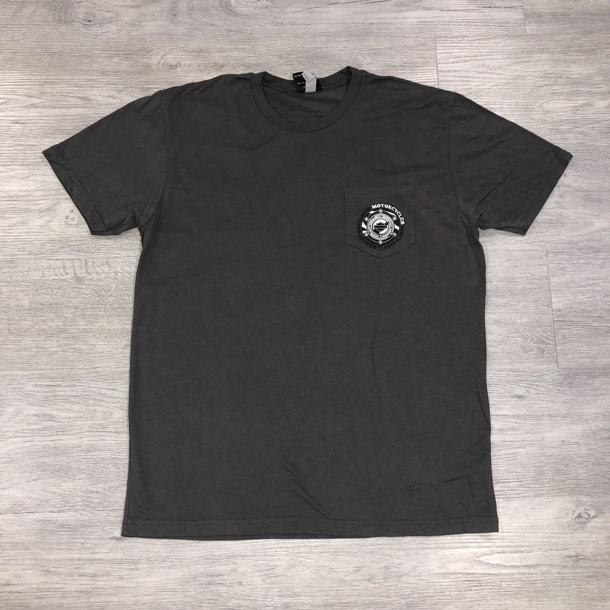 Harley Davidson Motorcycles T-Shirt Men's L Gray Skull