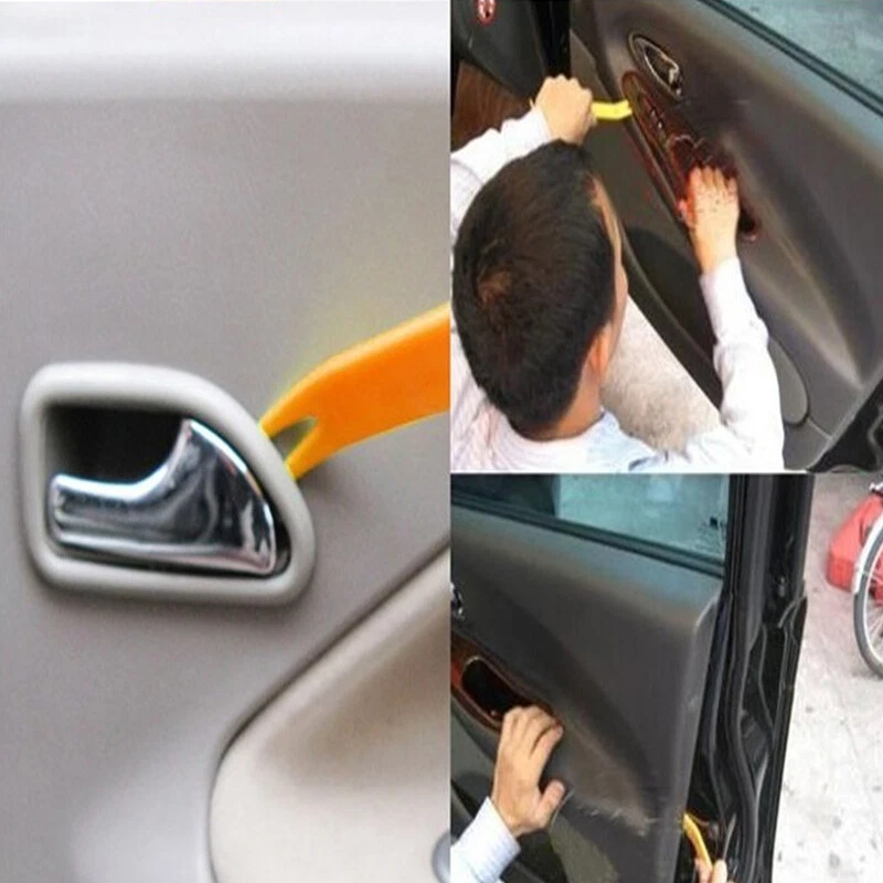 6x Herramienta roja de expansión auxiliar de reparación de batidor de panel de cuña soporte de ventana de puerta de coche Foto 2 de 4