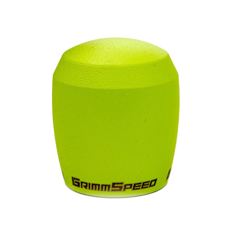 GrimmSpeed Stubby Shift Knob (Stainless Steel, Neon Green GrimmSpeed Stubby Shift Knob (Stainless Steel, Neon Green