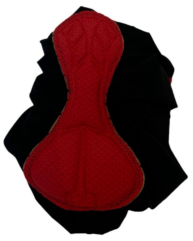 Pantalones Cortos de Triatlón TYR Para Mujer CARBONO Grandes Negros Rojos 6" con Almohadilla de Amplificador Hechos en EE. UU. Nuevos Foto 4 de 4