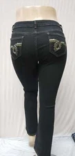 Y&F Womens PLUS SIZE Stretch Denim Straight Leg Skinny Jeans Pants