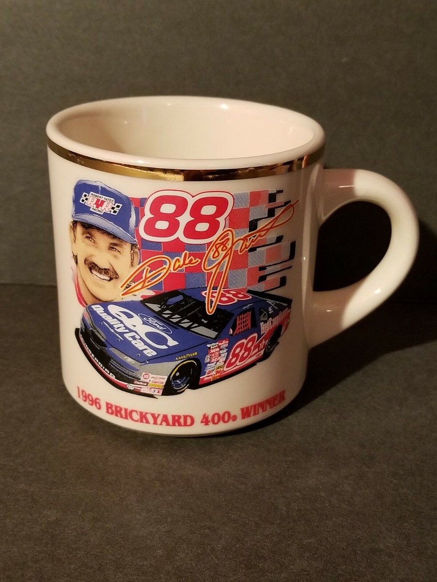 1996 Dale Jarrett Brickyard 400 Commemorative Coffee Cup Mug