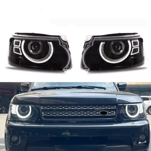 For Land Rover Range Rover Sport 2010-2013 A Pair LED Headlight Assembly - Picture 1 of 10