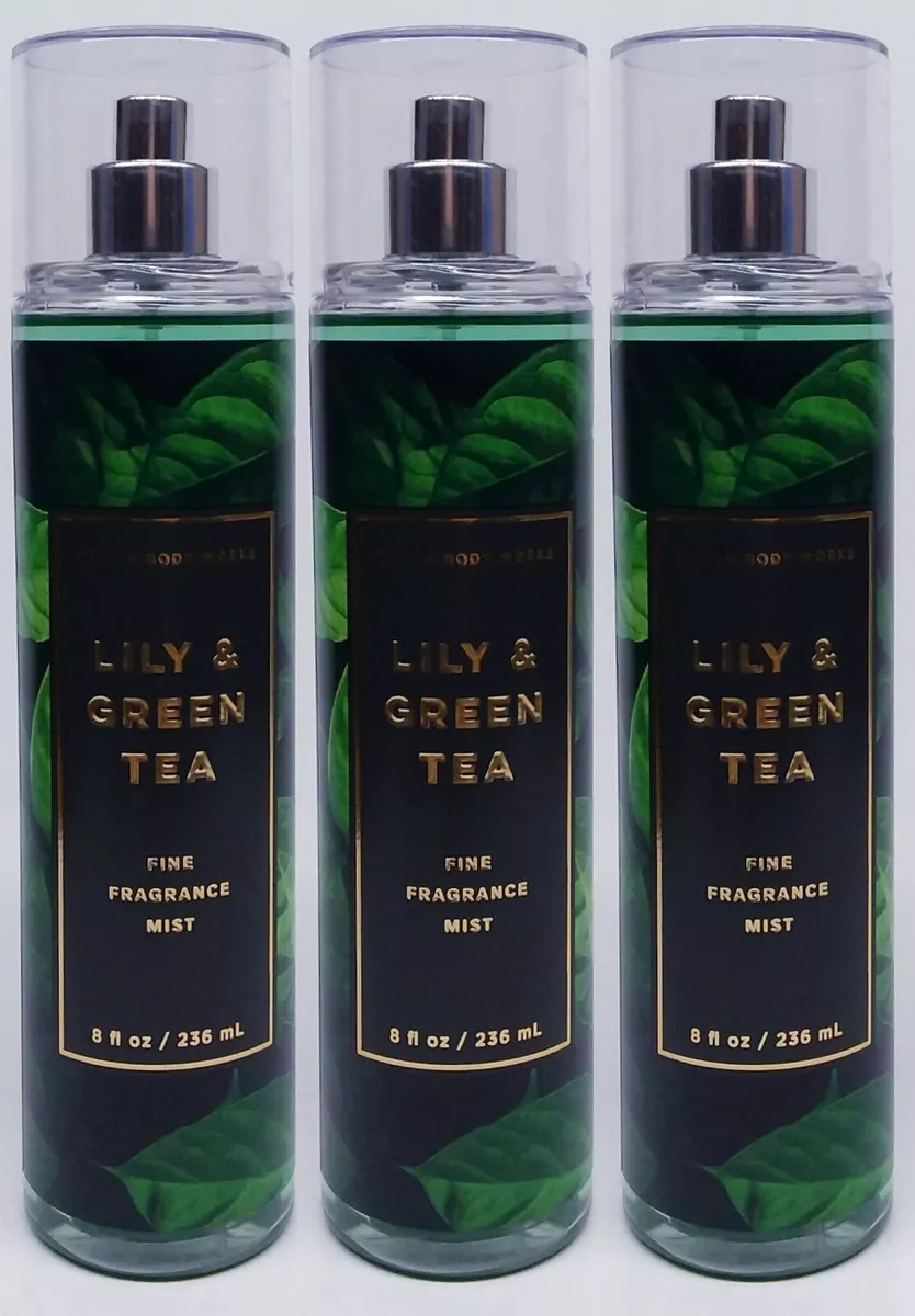 3 Bath Body Works LILY GREEN TEA Fine Fragrance Mist eBay