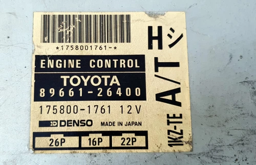 Toyota Hiace KZH100G 89661-26400 1KZ-TE A/T Ecu Ecm oem jdm used 8966126400 - Picture 2 of 8