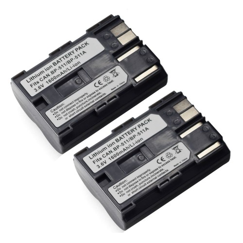BP-511 Battery or LCD Dual Charger for Canon EOS 50D D30 D60, Kiss, Kiss Digital - Picture 18 of 29