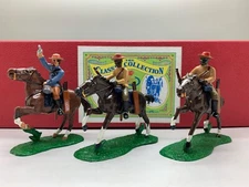 TROPHY MINIATURES TOY SOLDIERS ZULU WARS NATAL NATVE HORSE MOUNTED SET ZS44 54MM