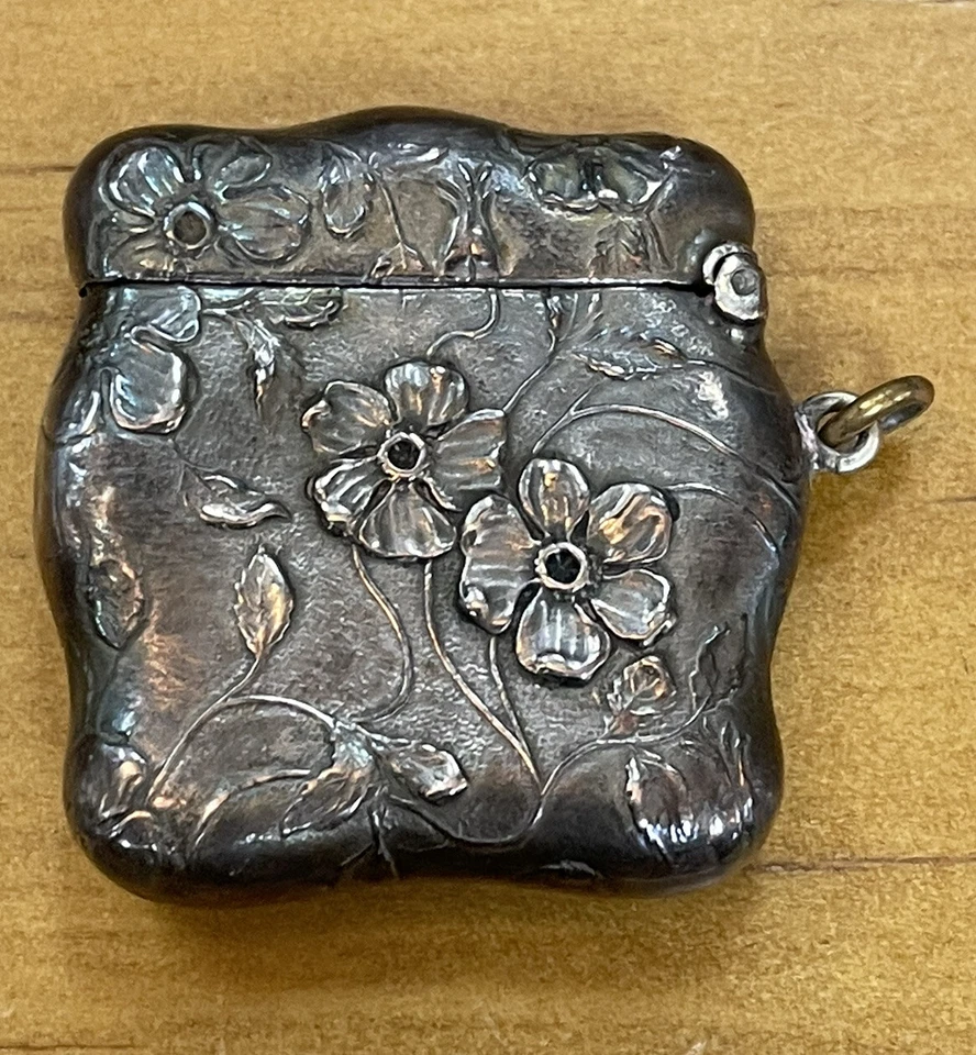 Estuche de seguridad para estampillas Unger LOOK de plata esterlina 1 pulgada Cupido Querubín - Love's Dream Foto 2 de 4