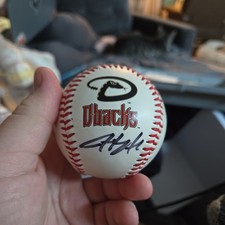 JARROD PARKER Autographed Baseball Arizona Diamondbacks 