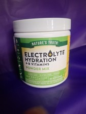 Electrolyte Hydration  B Vitamins Powder Mix Lemon 4.3 oz Exp. 08/2026 M60