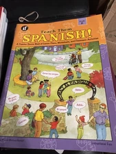 Teach Them SPANISH! Grade K Lesson Plans Worksheets Classroom Activities Book