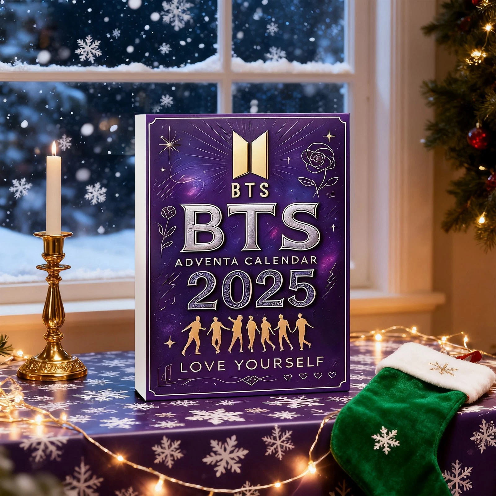 BTS Decorations Of Advent Calendar Blind Boxes 2025 Countdown Sets For Fans
