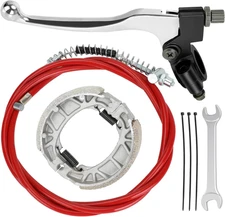 Mini Bike Brake Lever Kit 67 Inch Drum Brake Cable Assembly Replacement for Cole