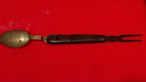 Civil War Combination Tool Spoon And Fork Camp Tool Non Dug