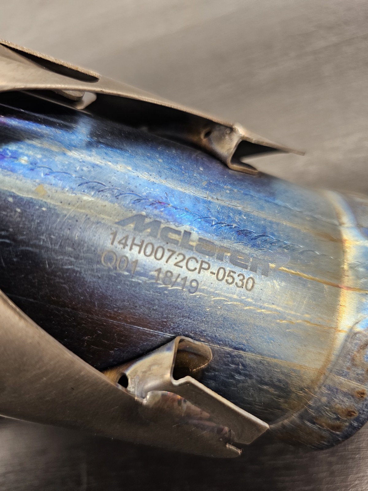 McLaren 720s Titanium Exhaust Tip 14H0072CP RH