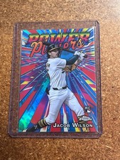 2025 Topps Chrome Baseball Power Players # PP-22 Jacob Wilson RC