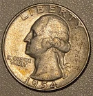 *HIGH GRADE* 1954-S Washington Quarter 90% Silver San Fransisco