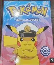 Pokemon Annual 2026 Official Hardcover Farshore Pikachu NEW Unused Activity Book
