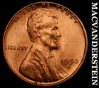 1950-S Lincoln Wheat Cent - Choice Gem Brilliant Unc  No Reserve  #G9348