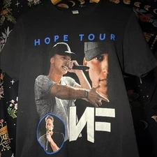 NF Hope rap Tour 2018 short sleeve black color shirt classic Style S-5XL