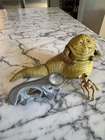 Vintage Star Wars Kenner Jabba The Hutt Figure w/Playset Parts Pieces Salacious