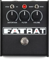 Pro Co Fat Rat Selectable Mosfet Clipping and Boost Distortion Guitar Pedal