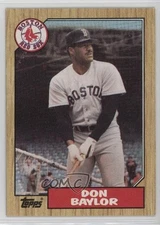 1987 Topps Wrong Back ( Back) Don Baylor ( Back) Bo Diaz #203