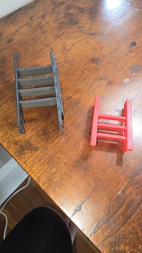 1985 Hasbro GI Joe  Tactical Battle Platform Gray And Red Ladders. Accessories.