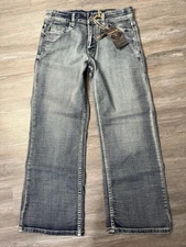 Flypaper Blue Bootcut Jeans Women’s Thick Stitch Denim Y2K New NWT Sz 10