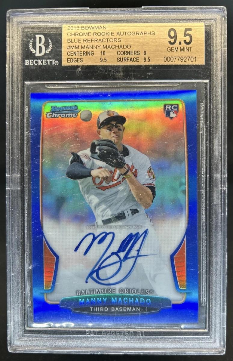 Manny Machado Rookie Baseball Trading Cards for sale | eBay