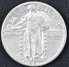 1927 Walking Liberty Quarter AU