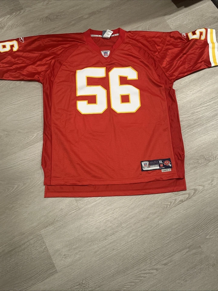 Memorabilia de la camiseta autografiada por Derrick Johnson de los Kansas City Chiefs Foto 3 de 3