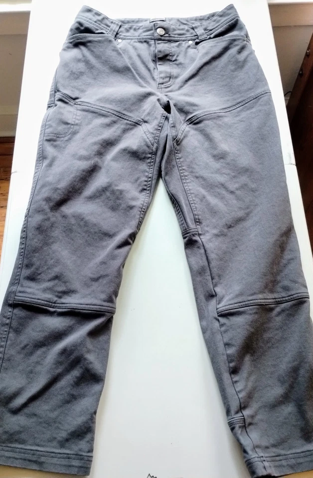 Pantalones de trabajo forrados Outdoor Research Method para hombre interior de franela gris 32x32 Foto 2 de 4