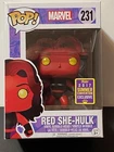 Funko Pop! Vinyl: Marvel - Red She-Hulk - San Diego Comic Con Walgreens...
